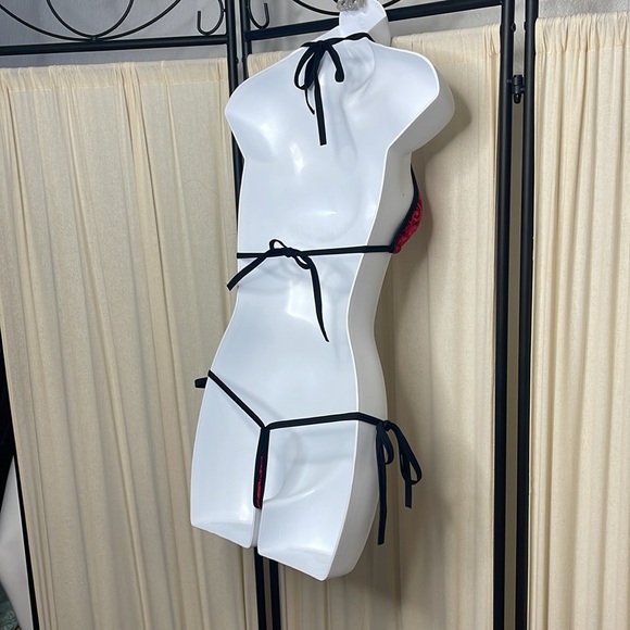 NEW! MIDNIGHT BALLERINA EXOTIC DANCE WEAR BIKINI SET OSFM S-XL - Picture 10 of 13